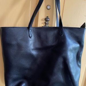 Madewell Zip Top Transport Tote Black